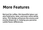 175ml 275ml Hand-Poured Coffee Sensory Smell Taste Cup Heat-Resistant Glass Sharing Jug Transparent European Style Texture De...