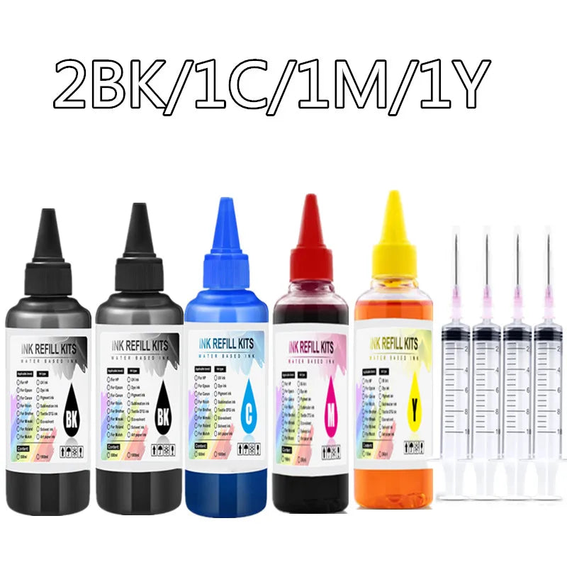 Refill Ink kit For Epson 212 604 603 502 Canon 815 816 845 846 40 41 445 446 540 541 HP 664 603 65 66 63 64 Brother LC401 406