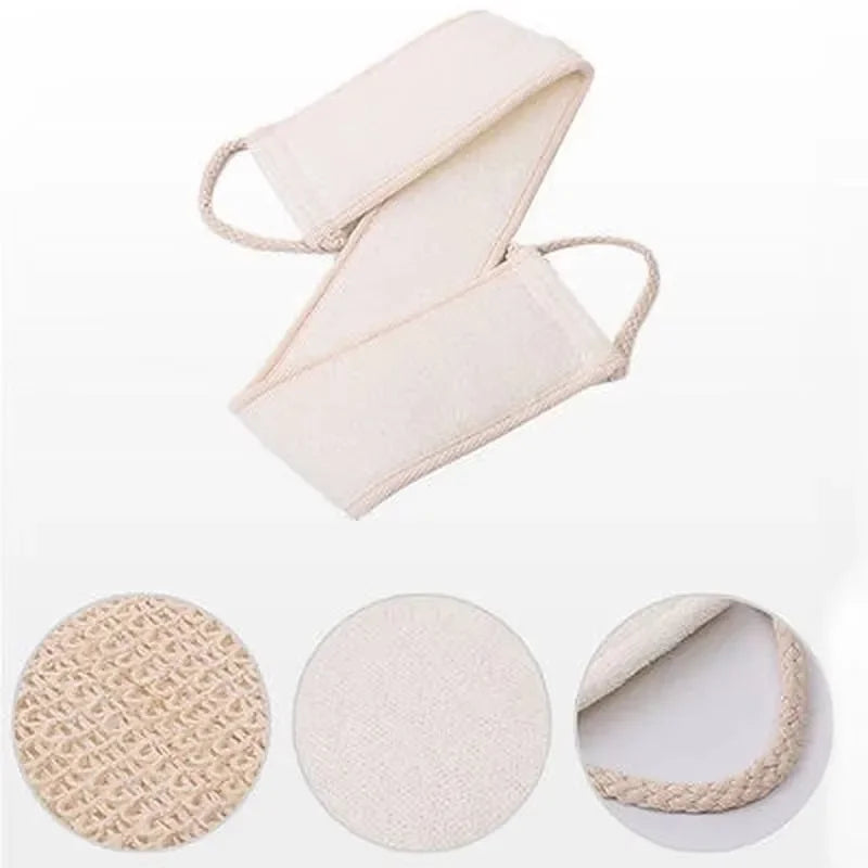 New Bathroom Cleaning Small Tools Unisex Soft Care Exfoliating Loofah Sponge Carrier Bath Shower Body Massage Cleansing Scrub