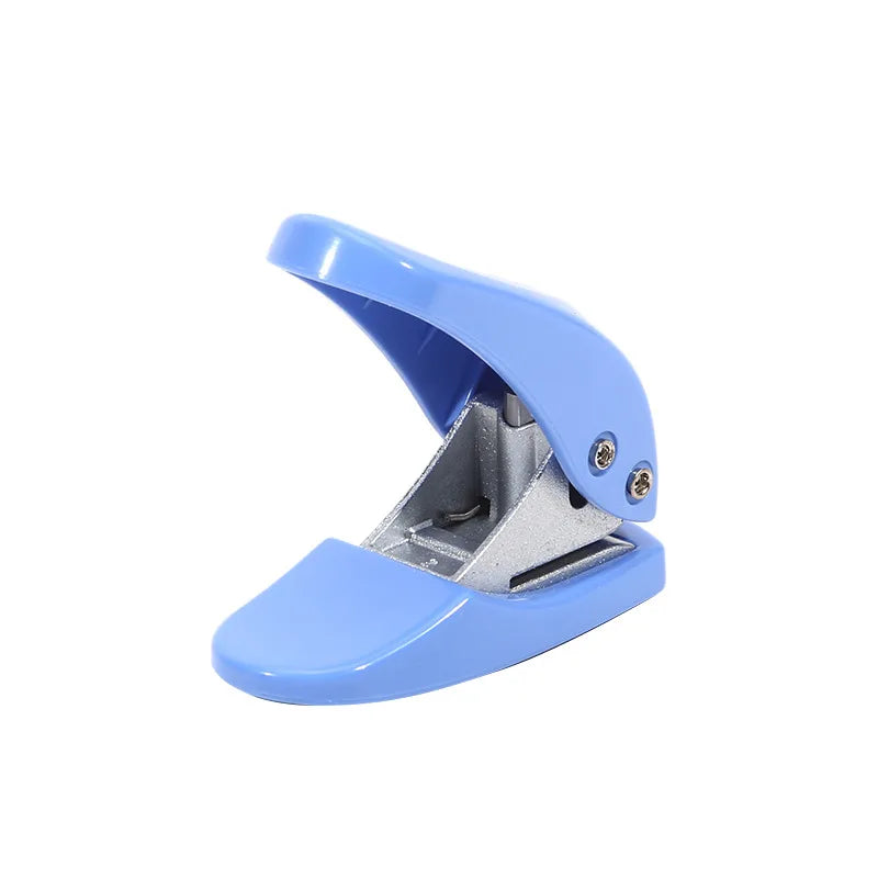 Metal 3/6mm Circular Hole Single-Hole Handheld Punching Machine, Capable of Punching Through 8 Sheets of A4 Paper - A Punch Tool
