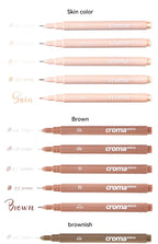 Pigment Liner Pigma Pen 0.1mm/0.03mm/0.05mm/0.5mm/1mm Different Tip Black Fineliner for Sketching Drawing Micron Ink Marker Pen