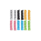 12PCS Charging Cable Protector Cover USB Cable Earphone Wire Spiral Cord Protector for IPhone 13 Samsung S21 Xiaomi Poco Cable