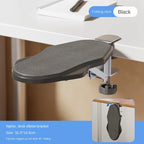 Foldable Ergonomic Computer Desk Arm Rest Pad Wrist Rest Support For Keyboard Armrest Extender Rotating Mouse Pad Holder Rack