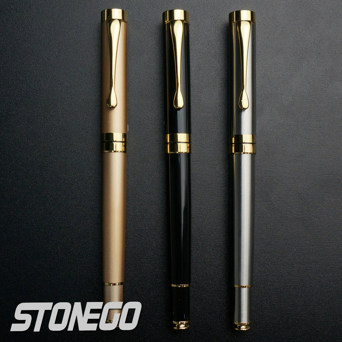 STONEGOP remium Ballpoint Pen Retractable Lacquer Rollerball Pen Smooth Writing Roller Ball Pen Elegant Executive Signature Pen