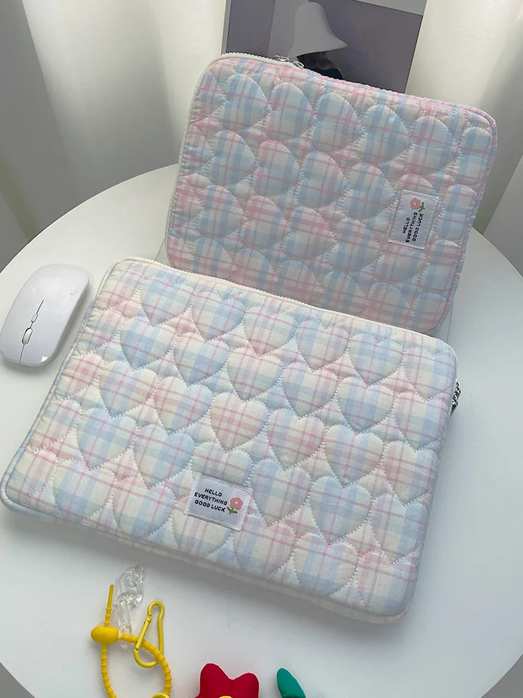 Cute Laptop Sleeves 13.3 14 15 15.6 Inch For Macbook Tablet Sleeve Bag For IPad Pro9.7 10.2 11 Air3 4 10.5 10.9 XiaoMi Samsung