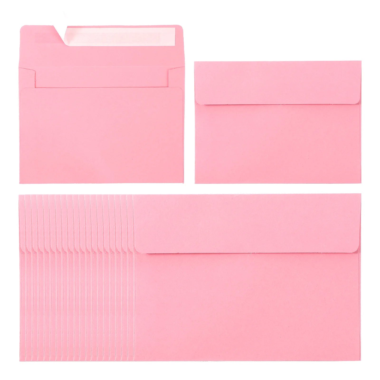 24Pcs A2 Envelopes Self Seal 110gsm Paper Invitation Envelopes for Postcard Wedding Greeting Cards Photos Announcement Mailing