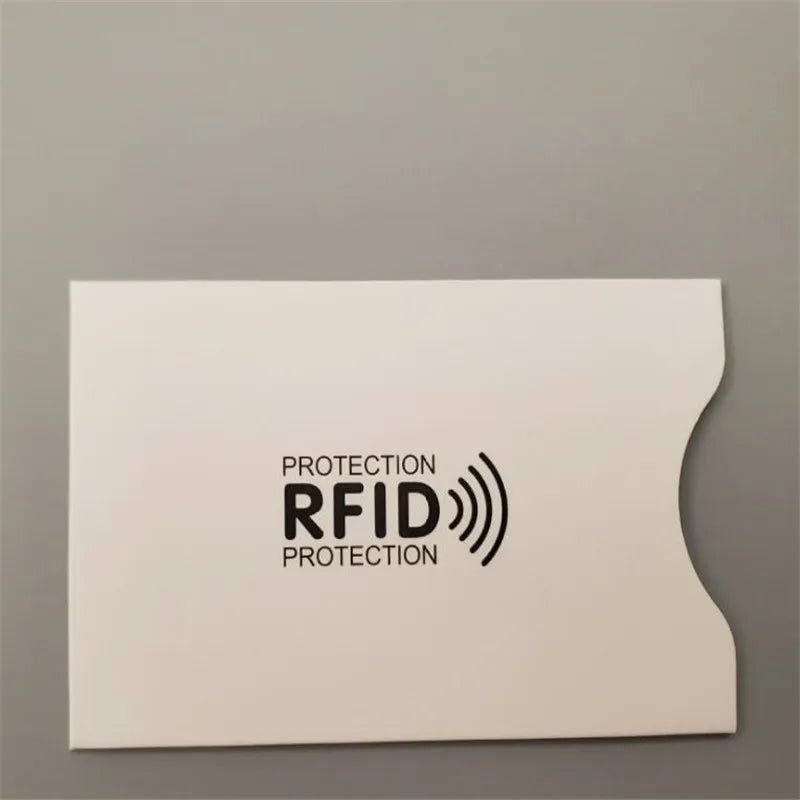5Pcs Fashion Anti Theft for RFID Credit Card Protector Blocking Cardholder Sleeve Skin Case Covers Protection Bank Card Case