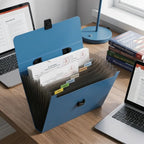 13 Layers Accordion File Folder Portable Large Capacity Document Storage Bag with Handle Waterproof a4 Document Holder School