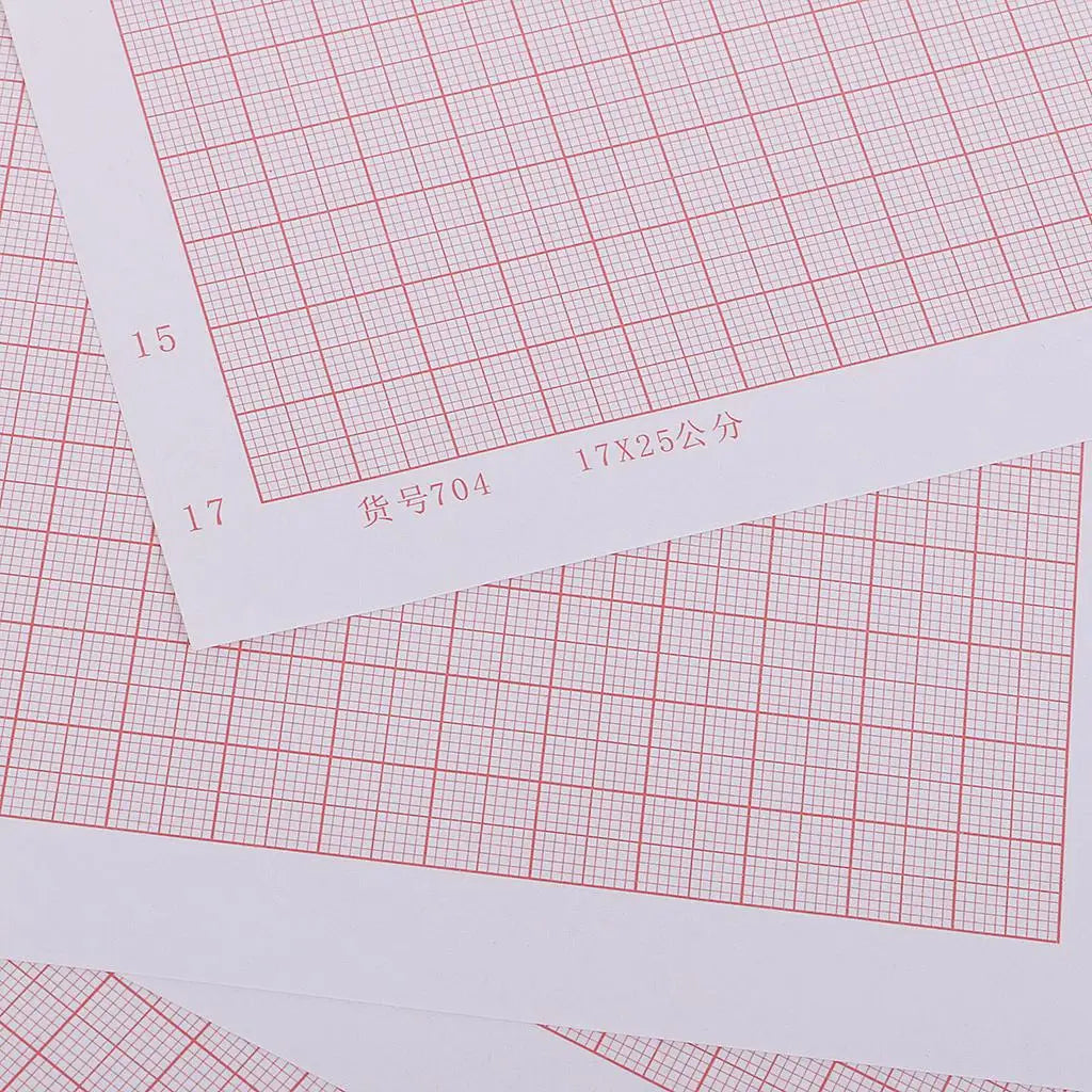 Graph Paper Quality Paper A4 Sheet Accurate Coordinate Squared Chart Paper for School Drawing Projects