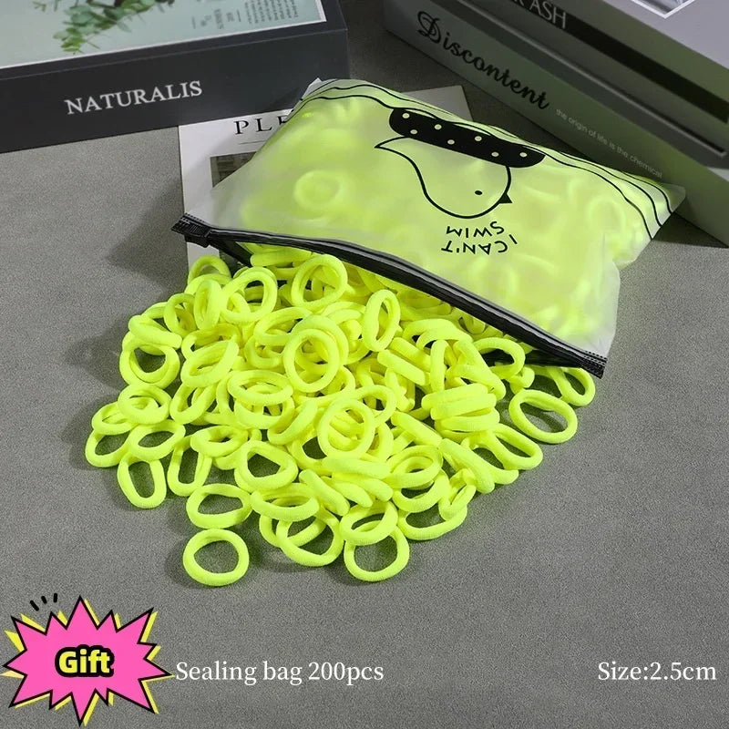 Gift Bag Hair Accessories Girls Bands Kids Rubber Elastique Cheveux Fille Cute Band Elastiques Baby Bandas Headbands Haargummi