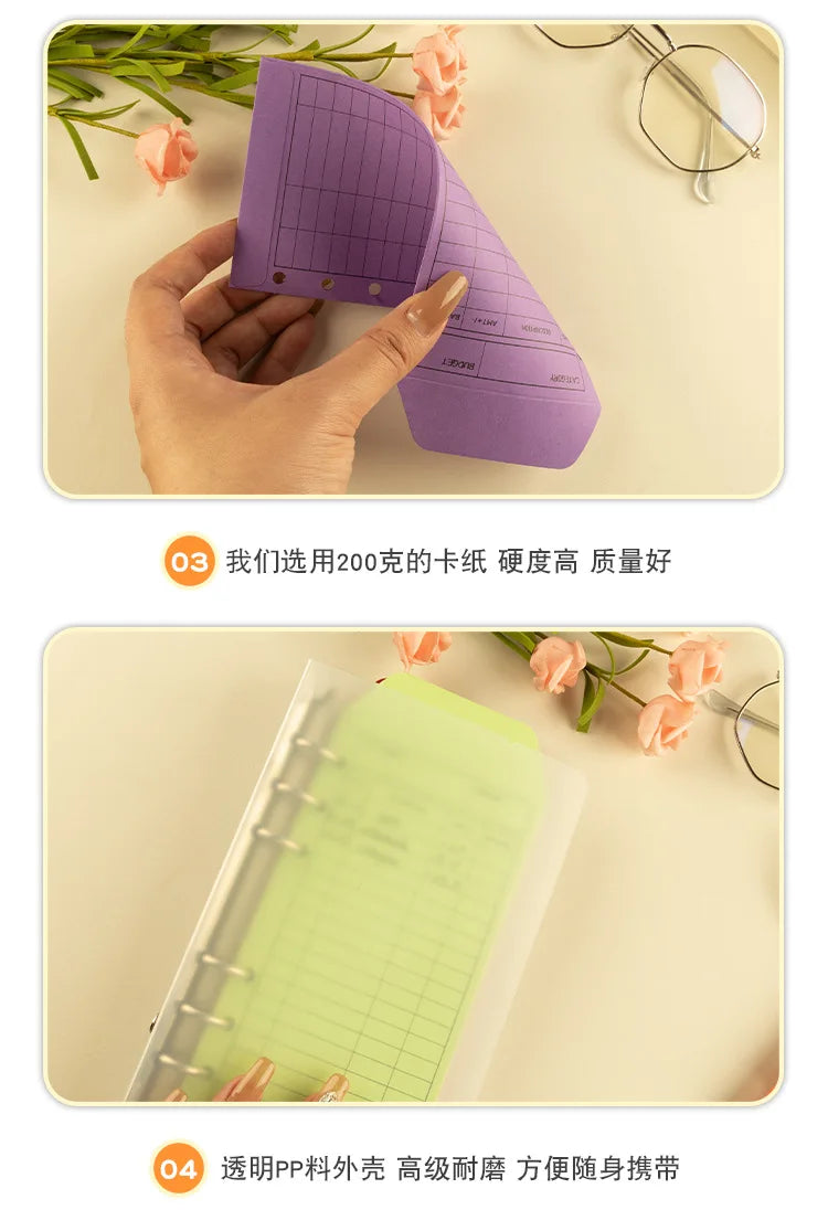Bview Art PP Budget Envelope Monthly Weekly Planner, Cash Envelope Efficient Budget Savings and Expense Tracking