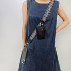 Adjustable 2-in-1 Crossbody Mobile Phone Lanyard Strap Anti-lost Cell Phone Case Rope With Universal Clip Zippered Coin Purse