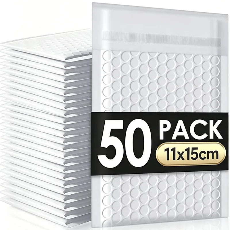 White Self-Sealing Bubble Envelopes Bag Waterproof Mailers Shipping Envelope Pouch Packaging Bags Storage Organizer Wholesale