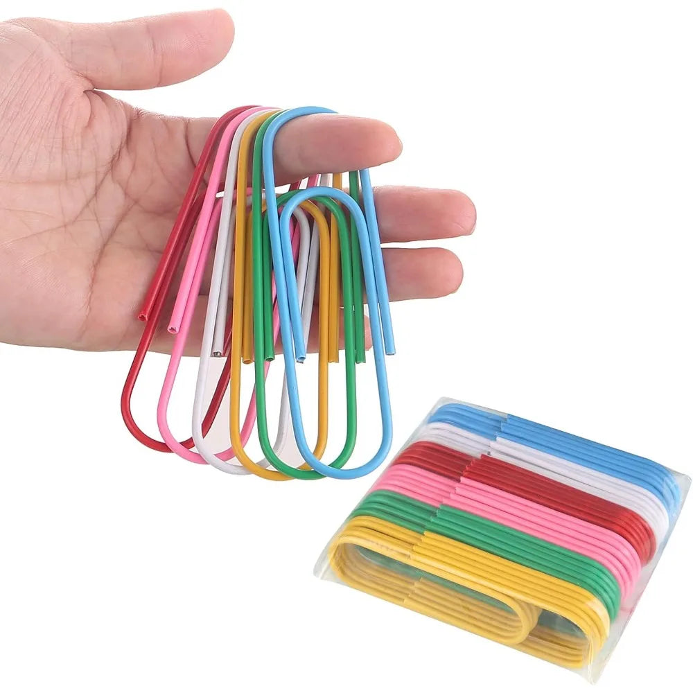Jumbo Paper Clips, Paper Clips Large,30-Pack Paperclips for Paperwork Ideal for Home,School and Office Use,Colored Binder Clip