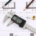 Electronic Digital Caliper, Inch and Millimeter Conversion, LCD Screen Display 0-6” Caliper Measuring Tool, Auto Power Off