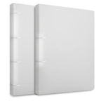 2023 NEW A4 4-hole D-type clip clip Blue PP folder perforated transparent binder folder a4 folder