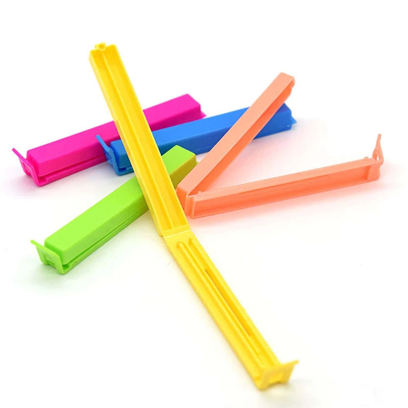 10/20Pcs Kitchen Storage Food Snack Seal Sealing Bag Clips Sealer Clamp Plastic Tool Kitchen Accessories Portable Bulk TMZ
