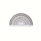 3/6Pcs Transparent 180° °   Protractor Set - High-Precision Measuring Tool for Students & Professionals