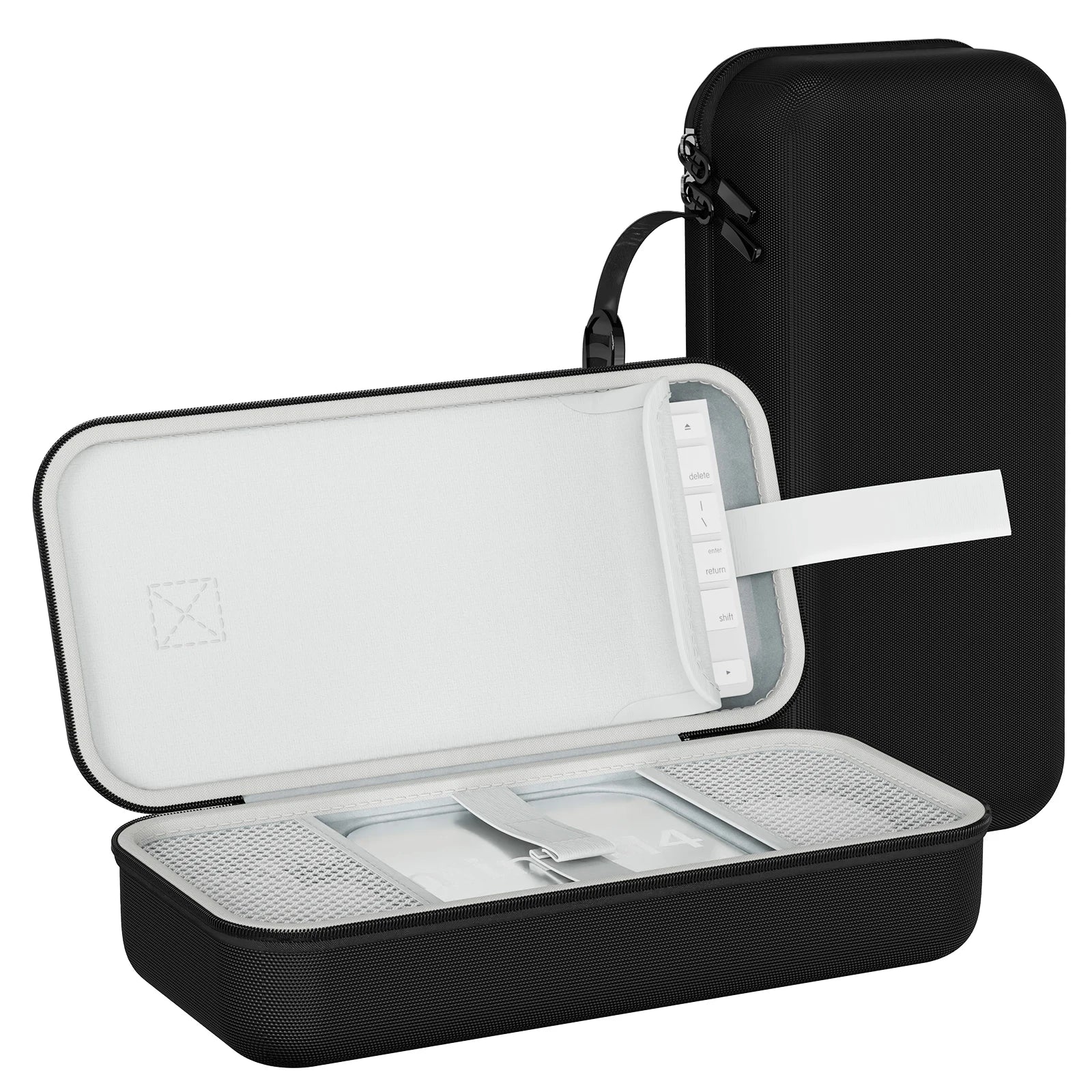 Carrying Case for Apple Mac Mini M4/M4 Pro Computer Host Storage Portable Bag Keyboard Organizer Accessories Protective Hard Cas