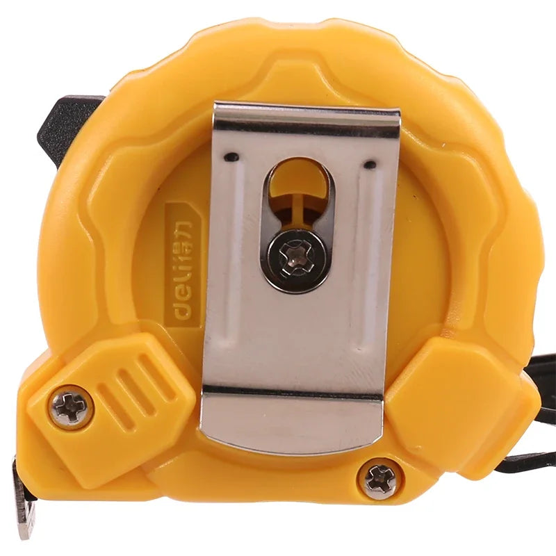 Deli 2m Universal Retractable Tape Measure with Non-slip Button Metric Tape Measuring Multifunction Portable Measuring Tool