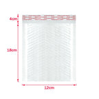 Bulk 50 Shockproof White Foam Envelope Bag Self-sealing Padded Mail Bubble Bag Envelope Shipping Office Packaging Parcel