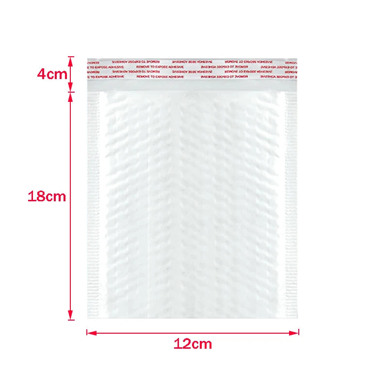 Bulk 50 Shockproof White Foam Envelope Bag Self-sealing Padded Mail Bubble Bag Envelope Shipping Office Packaging Parcel