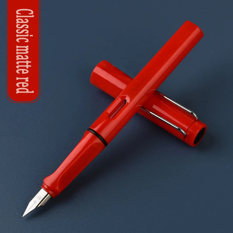 High-Quality Calligraphy Fountain Pen Luxury Ink Cartridge Writing Office School Supplies for Students