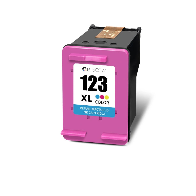 CRTBOTW 123XL Ink Cartridge Replacement For HP 123 XL HP123 Compatible Deskjet 2620 2130 2132 2630 3630 3632 3639 Printer
