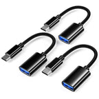 USB-C to USB Adapter, USB-C Male to USB Female OTG Data Cable, Suitable for MacBook Pro/Air, iPhone 16 Pro Max/16 Plus/16e/15