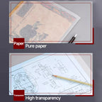 Translucent Tracing Paper 16K/A4/A5 Premium Trace Copy Paper for Drawing, Calligraphy, Sketching Painting Craft & Art Supplies