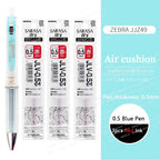 ZEBRA SARASA Dry airfitgrip Gel Pen 0.5/0.4mm Black Core Quick-Drying Smooth Writing Stylos boligrafo gel Stationery for school