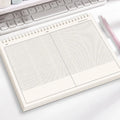 Portable Multi-functional Thicken Paper Coil Notebook Grid/Horizontal Lines Partition Design Writing Memopad B5 Notepad Students
