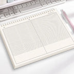 Portable Multi-functional Thicken Paper Coil Notebook Grid/Horizontal Lines Partition Design Writing Memopad B5 Notepad Students