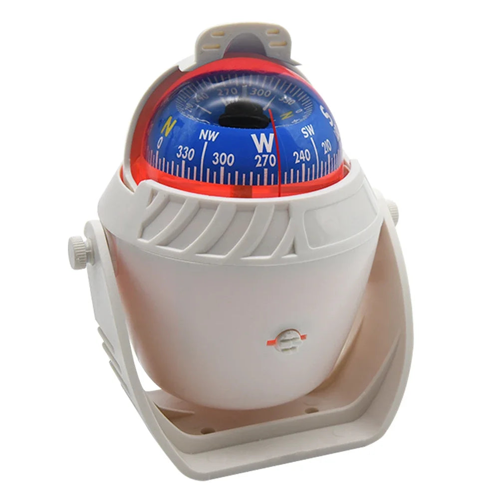 Marine Boat Navigation Compass Sea Position Pointer Waterproof Pivoting Compass Navigating Tools Sailing Tool Boat Accessories