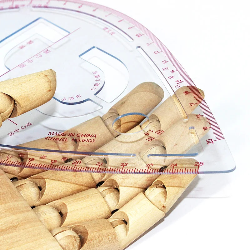 5PCS Multifunctional French Curve Ruler Soft Plastic Patchwork Ruler Measure Dressmaking Drawing Template Craft Sewing Tools
