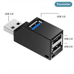 USB 3.0 Extender Car Splitter Multi Port USB Hubs 2.0 Laptop Office Multi Function Reading Usb Disk Charging Adapter
