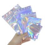 Resealable Laser Ziplock Bags For Necklace Food Storage Bags Pouch Packaging Bag Multifunctional Bubble Mailers