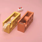 Building Block Adhesive Tape Holder Paper Tape Masking Tape Tape Dispenser Multi-color Plastic Roller Tape Holder