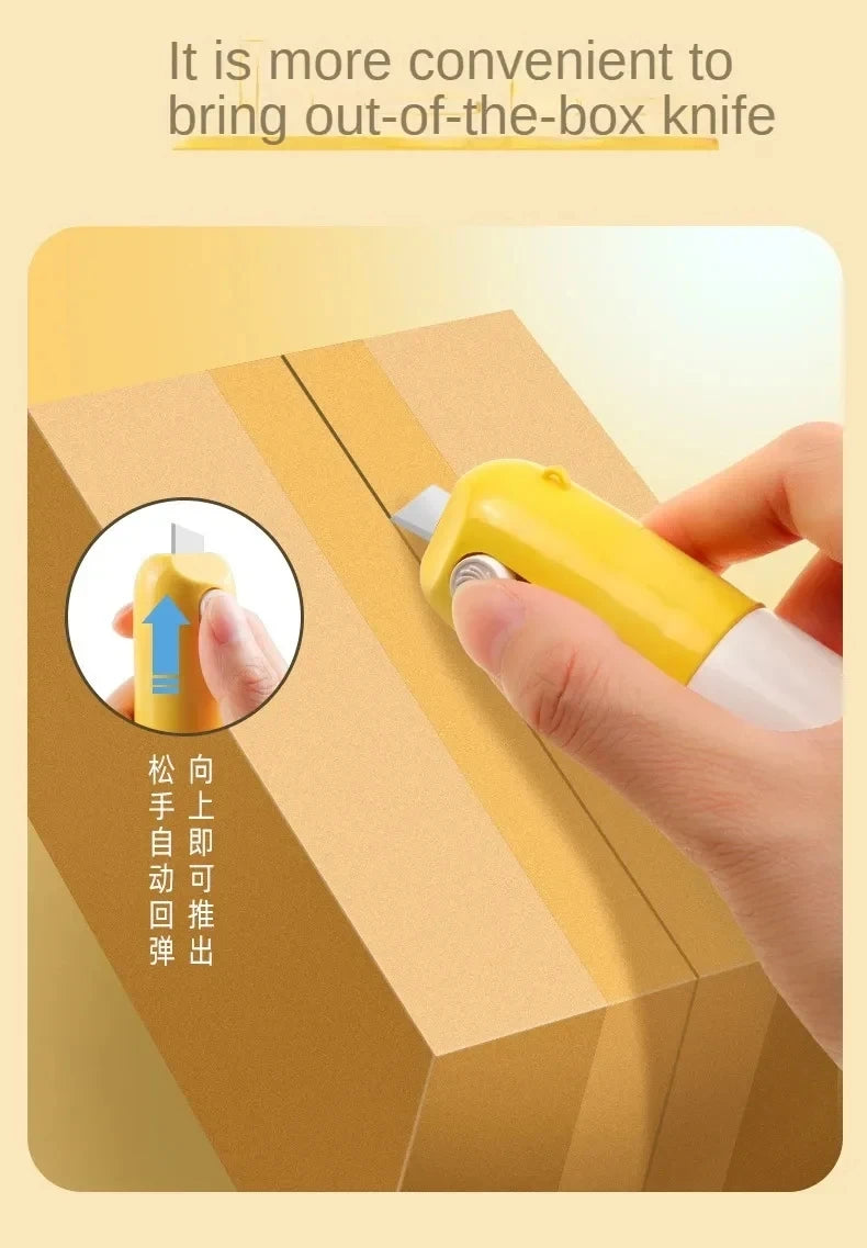 2 In 1 Thermal Paper Correction Fluid with Unboxing Knife Durable Thermal Paper Data Identity Protection Fluid Eraser Box Opener