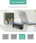 Low-Power Battery Electric Paper Shredder for Office And Household Mini Convenient Document Miniature Long Strip Shredder