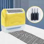 Leakproof Identity Theft Protection Roller Stamp Roller Stamp Portable Manual Roller Stamp Hide ID Garbled Chapter