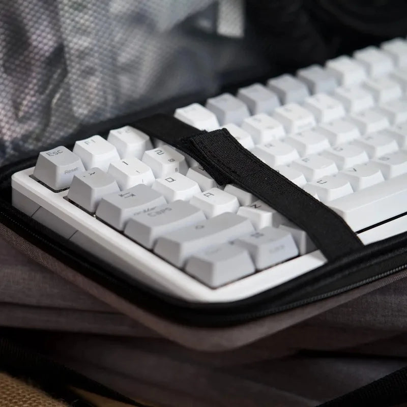 1pc EVA Protective Case for Keyboard, Waterproof Travel Storage Bag Fits 61 Key 87 Key 104 Key Full Size Mechanical