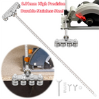 Positioning Calipers for Precise Measurements Easy Wood Cutting Precision Cutting Guide for Circular Saws Adjustable Guide Rail