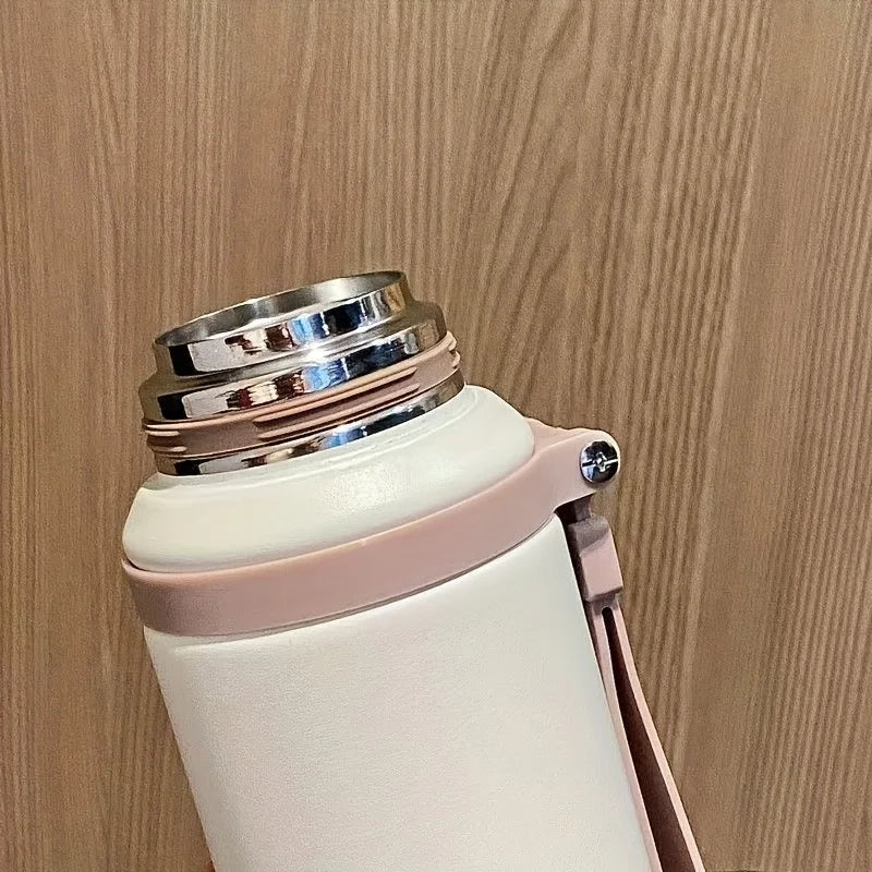 316 Stainless Steel Insulated Water Bottle with Cup Portable Vacuum Flask for Outdoor Activities Handheld Tumbler Keep 24Hr Cold