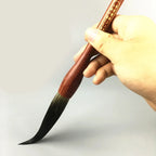 Chinese Calligraphy Large Hopper-shaped Brush Calligraphy Long Peak Caligrafia Regular Running Script Ink Painting Pen
