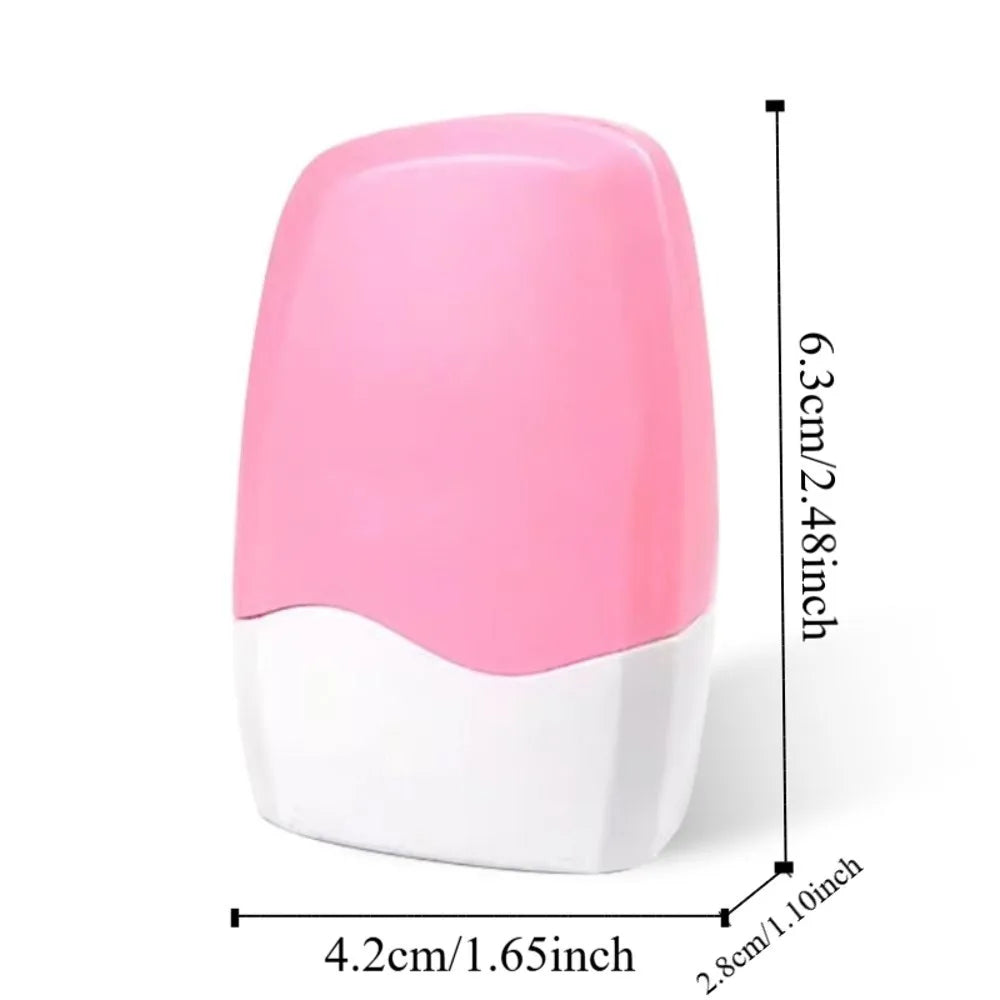 Reusable Identity Protection Roller Stamp Plastic Shielder Privacy Security Address Eraser Anti-Theft Smear Solid Color
