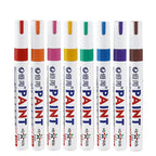 1/3/6/12 Colors Permanent Paint Marker White/Gold/silver Markers for Car Tire Tread Rubber Fabric Paint Metal Paint Marker Pens