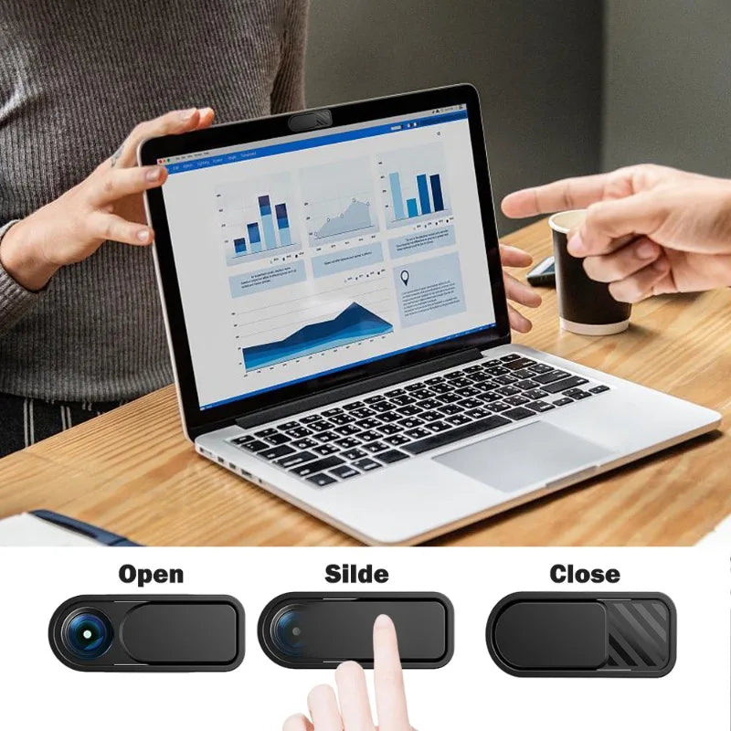 5/1Pcs New Webcam Cover Ultra Thin Slide Privacy Protector Camera Shutter Cap For iPhone 15 14 13 12 Pro iPad Phones Laptops