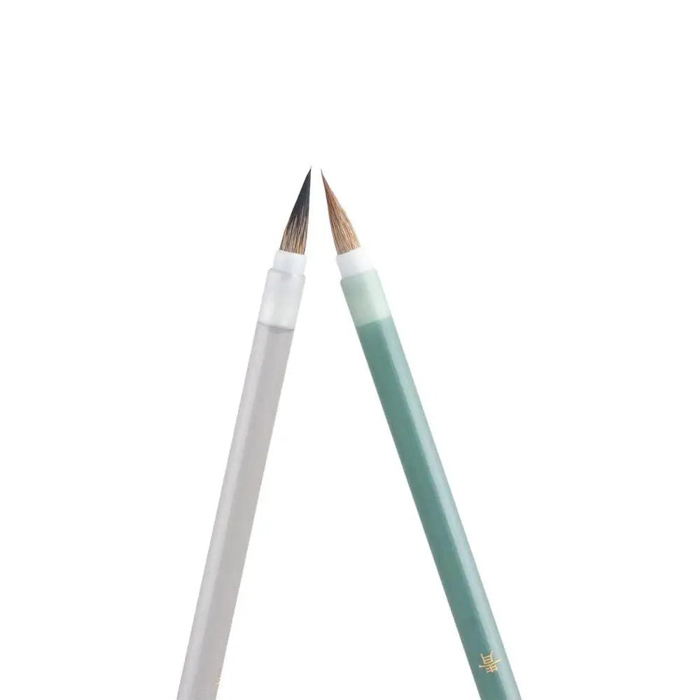 Chinese Brushes Hook Line Fine Paint Brush Slender Gold Crisperding Chinese Calligraphy Brush Wolf Hair Arcylic