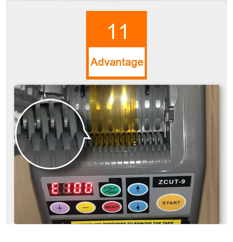 ZCUT-9 Tape Cutting Machine Automatic Paper Cutter Packaging Machine Tape Dispenser for Double Sided Tape Slitting Machine